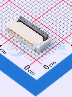 连接器 AFC24-S16FIA-00 SMD,P=0.5mm,卧贴 翻盖式 16P 双侧触点/