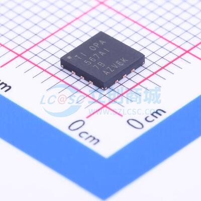 运算放大器 OPA567AIRHGT VQFN-12-EP(5.1x5.1) 电子元器件配单