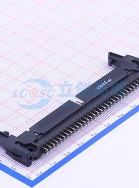 连接器 B-3100S60P-A110 插件,P=2.54mm 2x30P 牛角扣