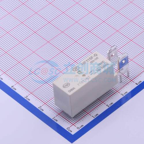功率继电器 HF115F-Q/024-1HT DIP,12.7x31.5mm 6 24V 电子元器件
