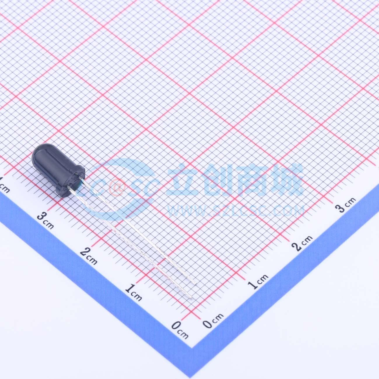 光电晶体管 L-51ROPT1D1 插件,D=5mm 30V 1.2mA 电子元器件配单