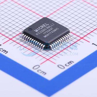 以太网交换机 KSZ8863MLLI LQFP-48(7x7) 原装 电子元器件配单