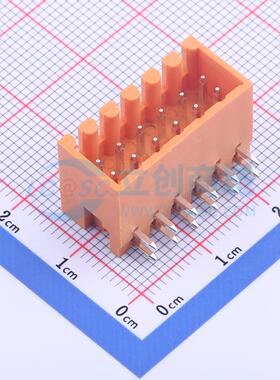 插拔式接线端子 KF2EDGERC-3.5-2*6P 弯插,P=3.5mm 板端/插座-闭