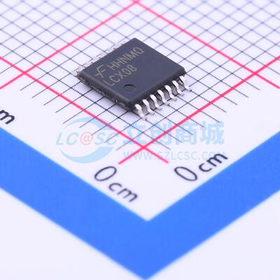 逻辑门 74LCX08MTCX TSSOP-14 原装正品 电子元器件配单