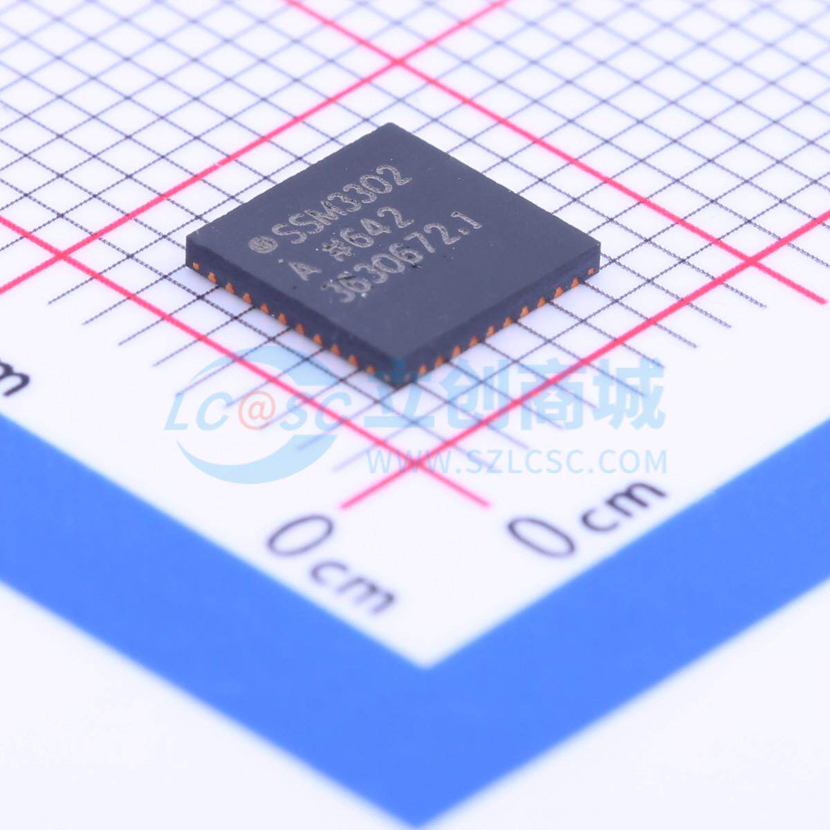 音频功率放大器 SSM3302ACPZ LFCSP-40(6x6) 原装 电子元器件配单