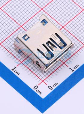 USB连接器 U231-091N-4BLRA00-S-1 SMD 母 卧贴 电子元器件配单