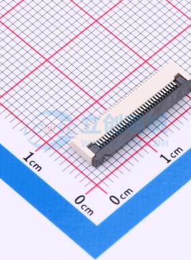 连接器 GT-F0502SR20-31SMT01 SMD,P=0.5mm,卧贴 翻盖式 31P 下接