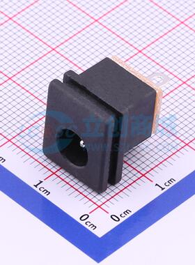 DC电源连接器 DC015 插件 直插 2.5mm 6.4mm 原装 电子元器件配单
