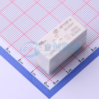 功率继电器 HF115F-A/230-2ZS4AF DIP,12.7x29mm 8 230V 原装正品