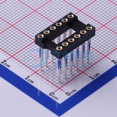 IC/晶体管插座 IC254V-12-12P-1370B DIP-12 2.54mm 电子元器件