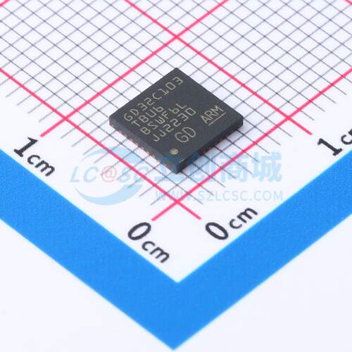 单片机(MCU/MPU/SOC) GD32C103TBU6 QFN-36-EP(6x6) 电子元器件