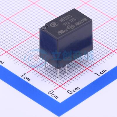 功率继电器 HFD23/012-1ZS DIP,7.5x12.5mm 6 12V 电子元器件配单