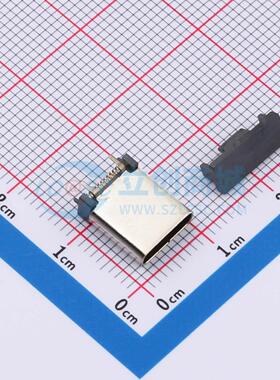 USB连接器 GT-USB-7012D SMD 母 立贴 24P 原装 电子元器件配单