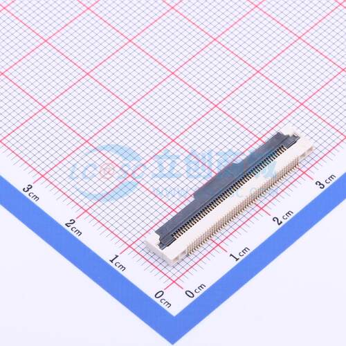 连接器 THD0527A-51CL-GF SMD,P=0.5mm,卧贴 翻盖式 51P 下接