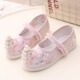 女童古风公主鞋 透气宝宝春夏绣花鞋 新中式 原创春秋新款 软底国风鞋