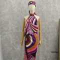 Purple + Headscarf + Square Scarf