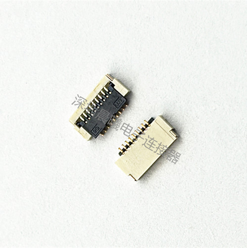 UJU原装0.4mm9PIN翻盖FFC/FPC座