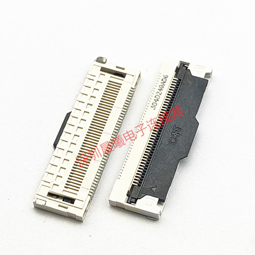 C&T原装30pin带锁翻盖FPC座
