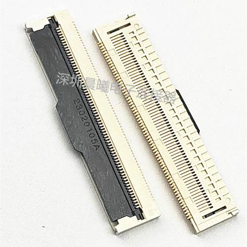 然湖原装0.5mm68PFPC翻盖连接器