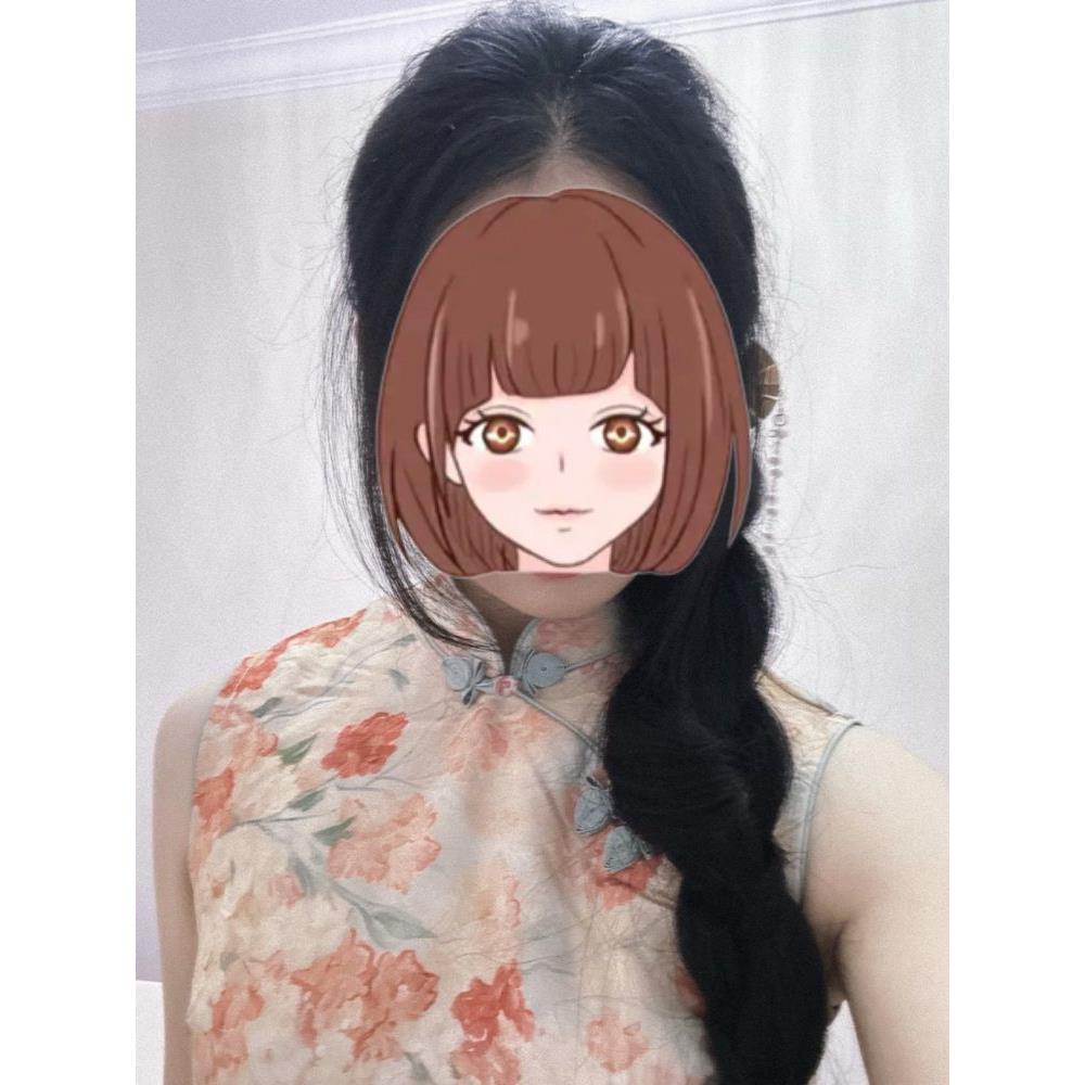 瘦长款礼服浅杏绝美显中式旗袍新感无袖敬酒氛围修身花卉国风订婚