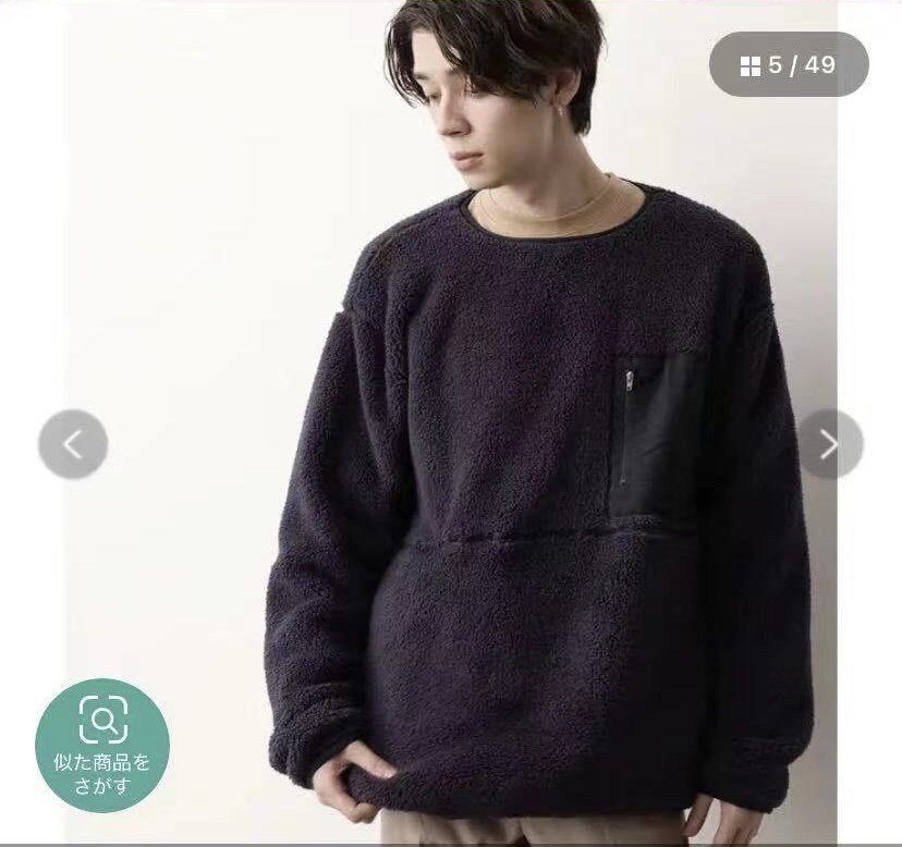日本线JUNRED 轻量软糯珊瑚绒毛毛衣 男女款圆领套头毛猴子卫衣