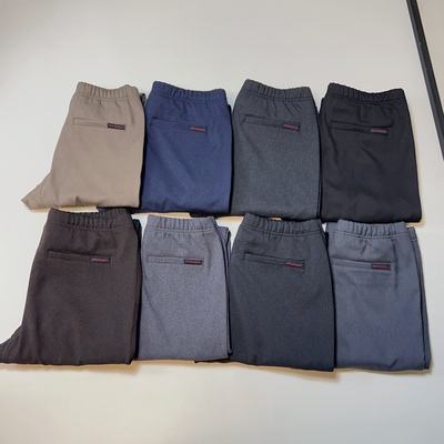 韩国线小野人韩版修身fleece pants复合摇粒绒保暖小直筒休闲长裤