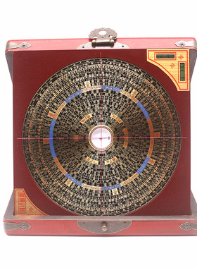 正品7寸台湾东定风水罗盘