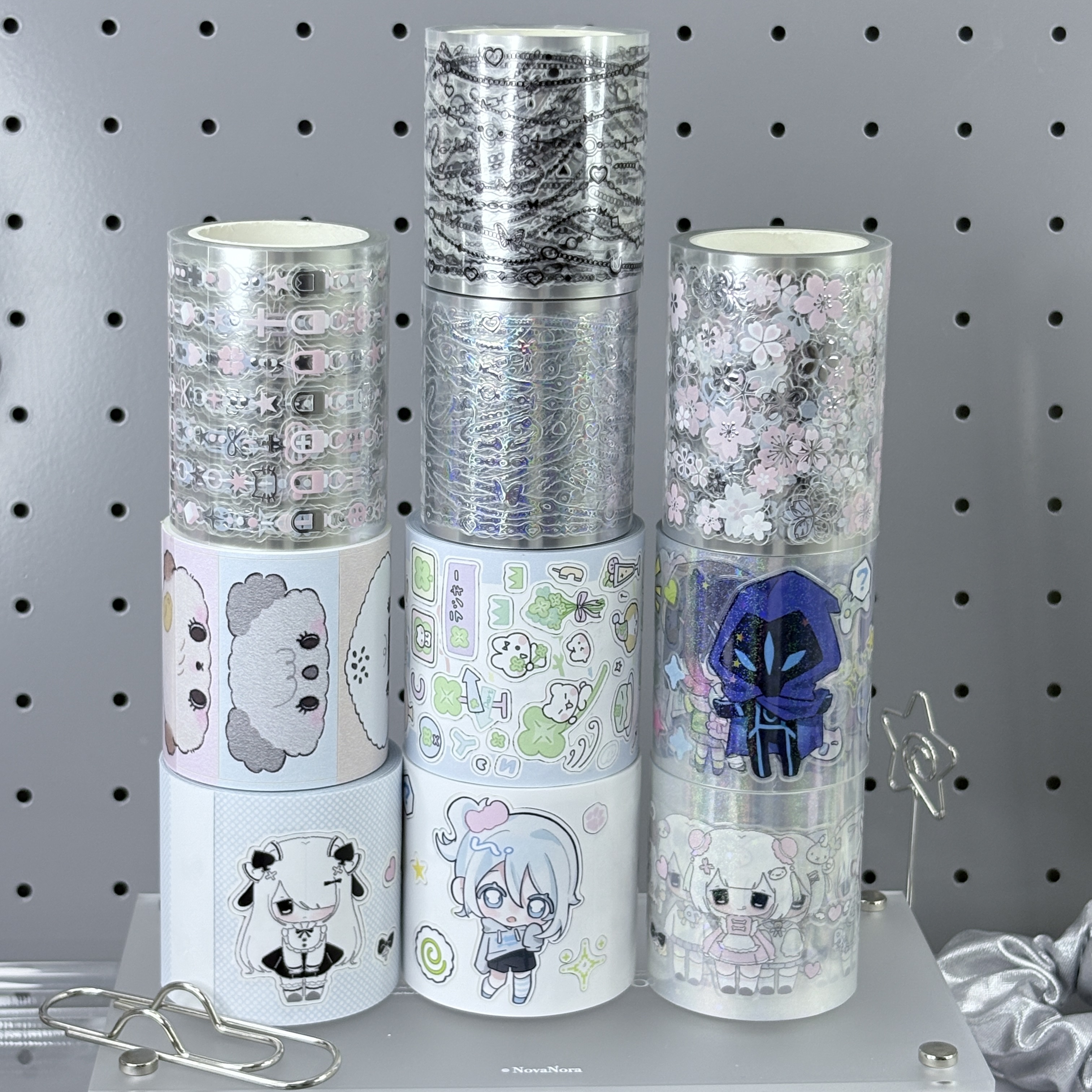 现货【猪在飞】原创手帐咕本咕卡咕手机壳拼贴贴纸卷