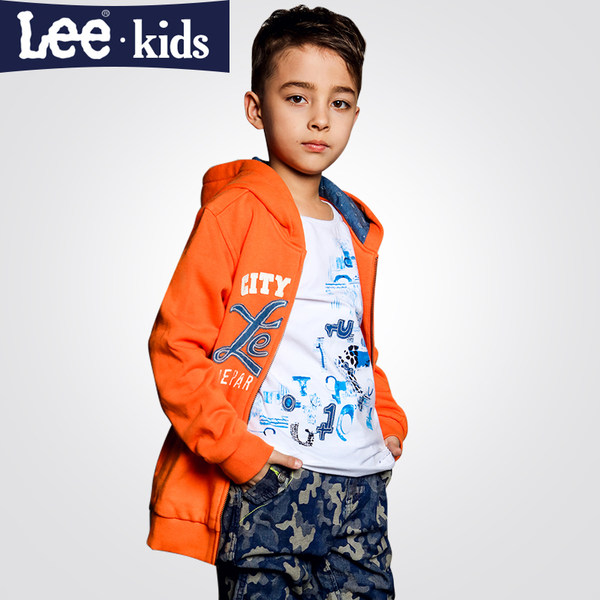 断码清仓 Lee 李牌 纯棉 男童针织长袖连帽卫衣 ¥81包邮 2色可选 断码清仓 Lee 李牌 纯棉 男童针织长袖连帽卫衣 ¥81包邮 2色可选