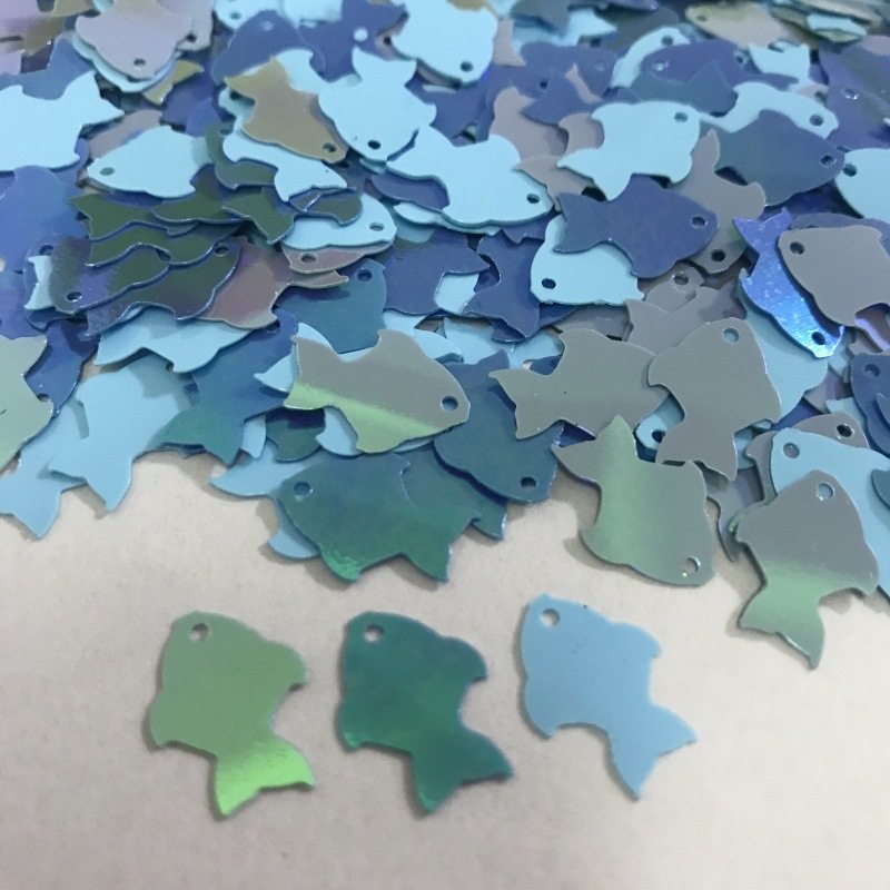 鱼形派对抛洒小鱼亮片幻彩鱼纸屑白幻彩蓝色幻彩粉色diy手工辅料,节庆用品/礼品,文化创意文具,淘宝优惠券,粉丝福利购,淘宝优惠卷