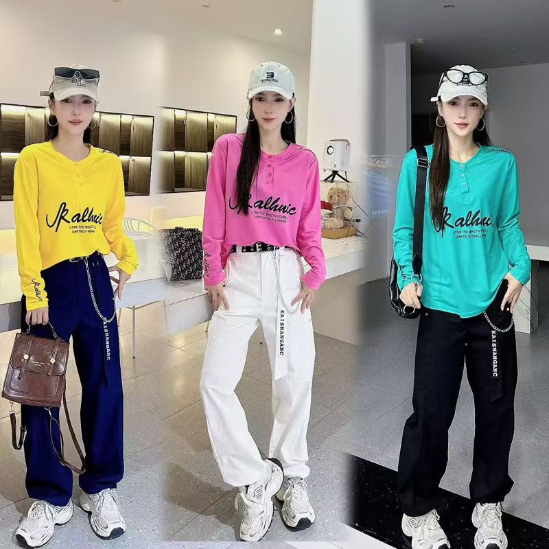 2025秋季新款曳步舞运动套装女网红同款宽松长袖鬼步舞广场舞队服