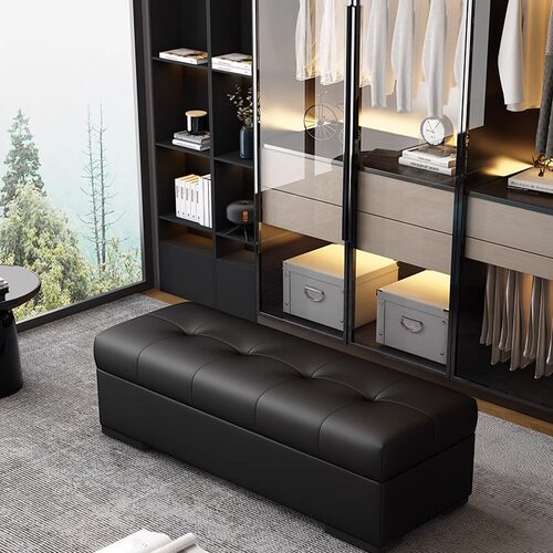 家用玄关换鞋凳卧室轻奢床尾箱子