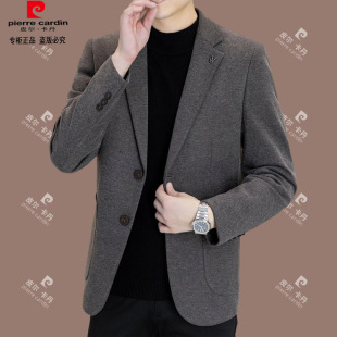 休闲百搭免烫外套青年潮流商务高档西装 皮尔卡丹西服男士 春新款