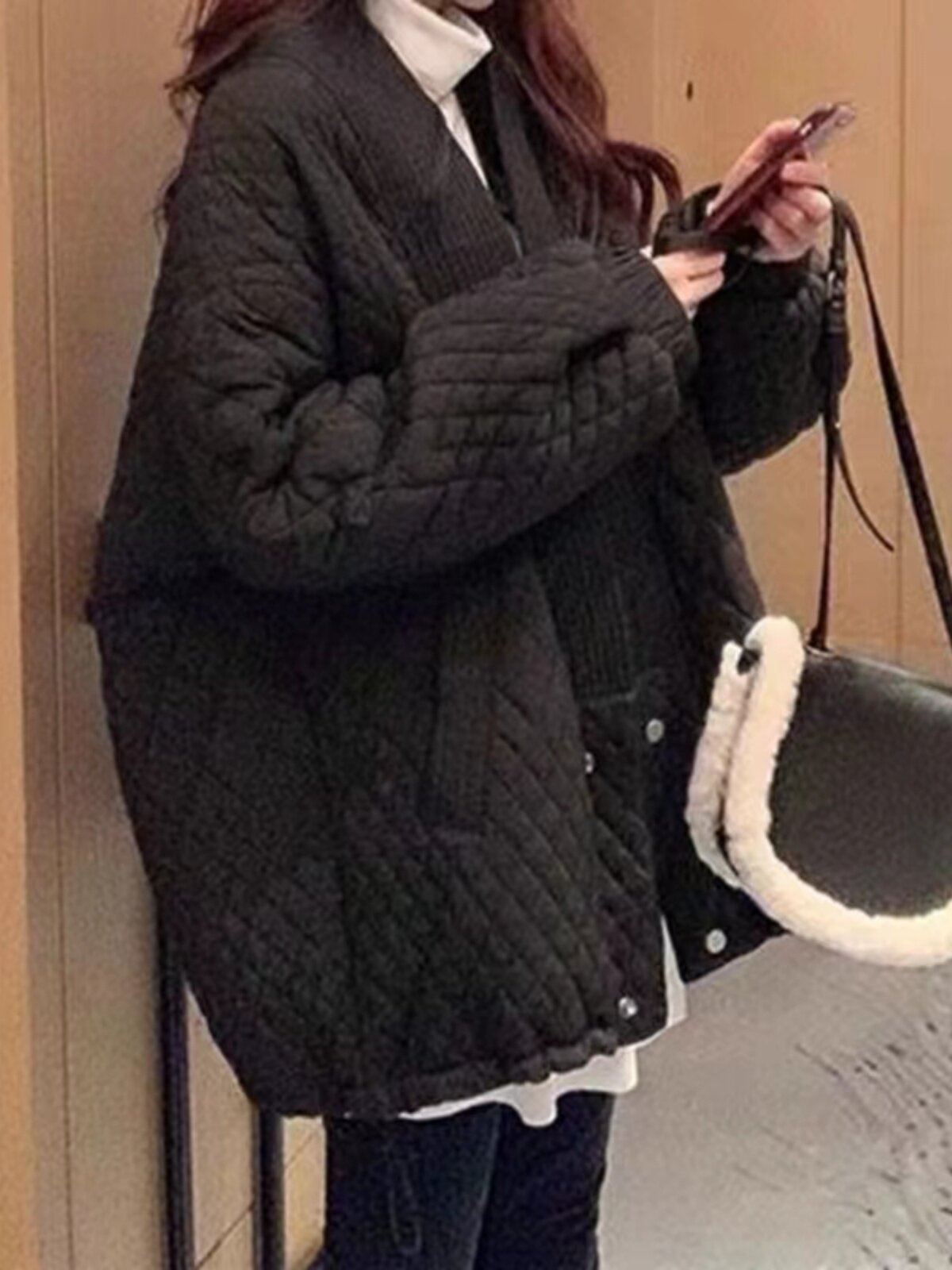 임산부 가을 겨울 의류 세트 패셔너블한 2023 신형 아우터 상의 봄 가을 가디건 스웨트셔츠 여성용 루즈한 투피스 세트