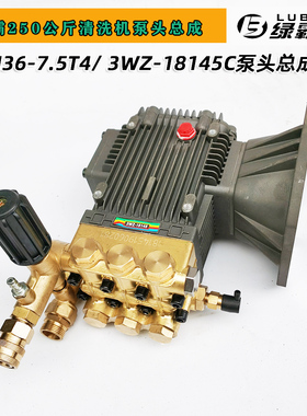 绿霸虎鲨7.5T4洗车机泵头总成清洗机S36铜块总成18145C泵头调压阀