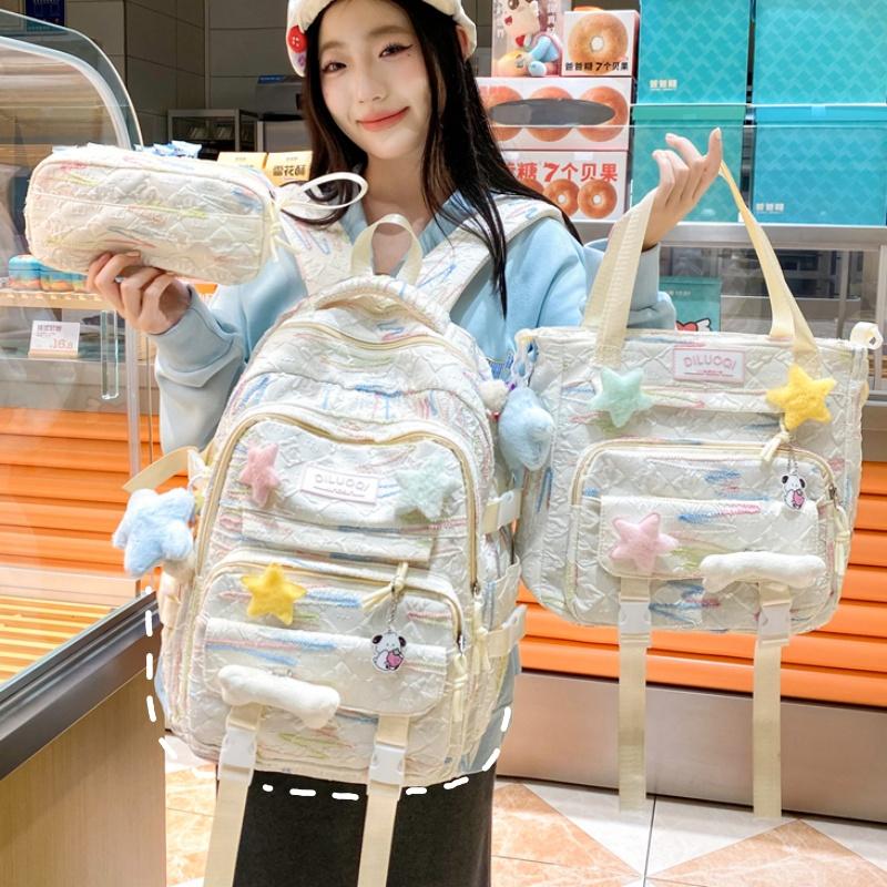 书包女高中生初中生大容量双肩包