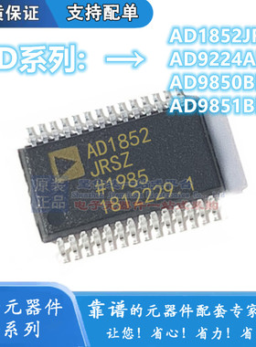 AD9224A/ARS/ARSZ 9850 9851 BRS BRSZ AD1852JRS/JRSZ SSOP28