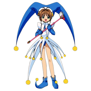 魔卡少女樱百变小樱水牌蓝色小丑消牌战斗服cos鞋木之本樱鞋定制