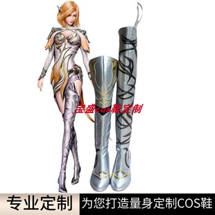 斗罗大陆胡列娜cos鞋定做动漫游戏cosplay二次元表演鞋靴来图定制