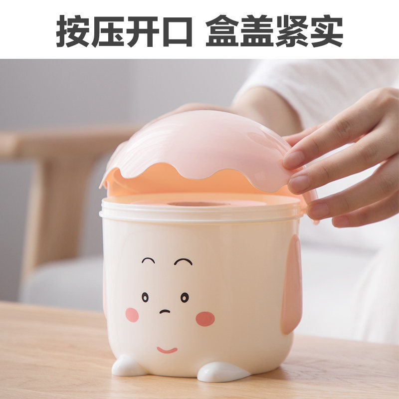 茶花卷纸手纸筒卫生间客厅厕所可爱卡通家用桌面纸巾盒车载纸巾筒