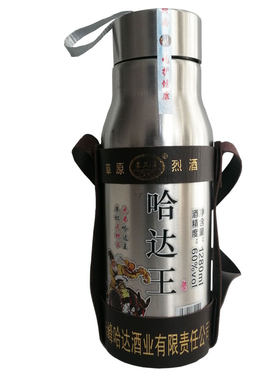 蒙兄弟哈达王酒60度1280ml内蒙古酒不锈钢水壶草原烈酒高度国产酒