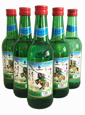 6瓶装 套马杆酒 清香型内蒙古赤峰草原白酒60度粮食酒405ml高度酒