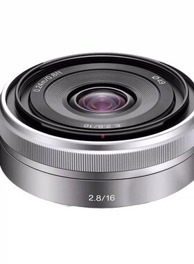SONY/二手 索尼16MM F2.8 广角定焦人像大光圈微单饼干镜头16F2.8