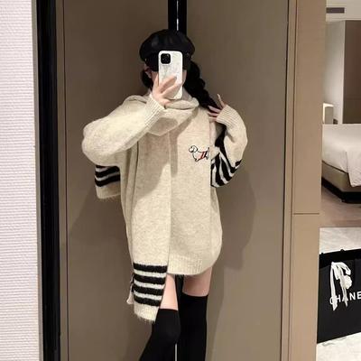 tb小狗刺绣马海毛针织衫毛衣