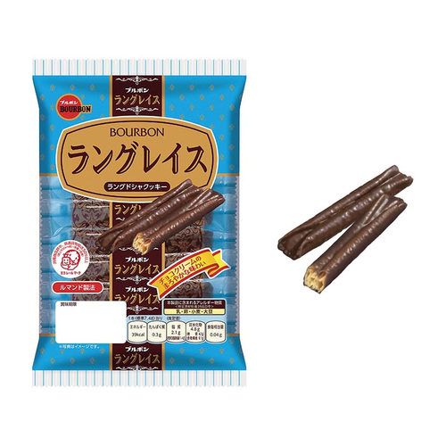 日本 bourbon可可味可丽饼皮棒零食