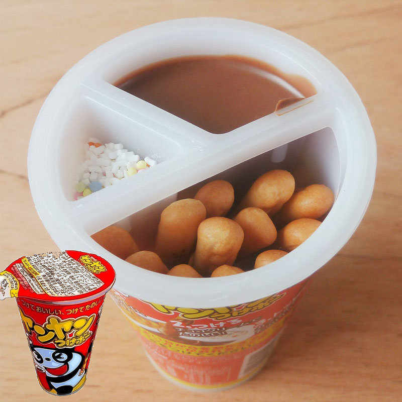 日本 meiji明治巧克力蘸酱杯饼干熊猫48g 绝妙舞步严岛伊折同款