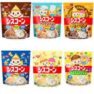 日本 日清麦片儿童宝宝营养早餐玉米片辅食甜甜圈米脆