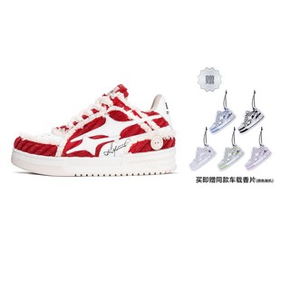 KILLWINNER Noah's ark 复古灯芯绒 潮牌板鞋子 红色