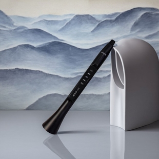 新型零基础吹奏乐器电音管黑色中老年人全自动笛子电乐管哼唱歌曲