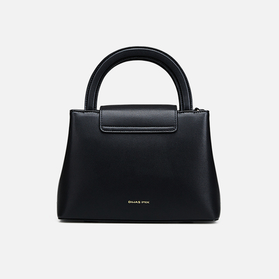 爱华仕女士手提包高级感小皮包秋冬手拿包黑色百搭单肩斜挎包小型